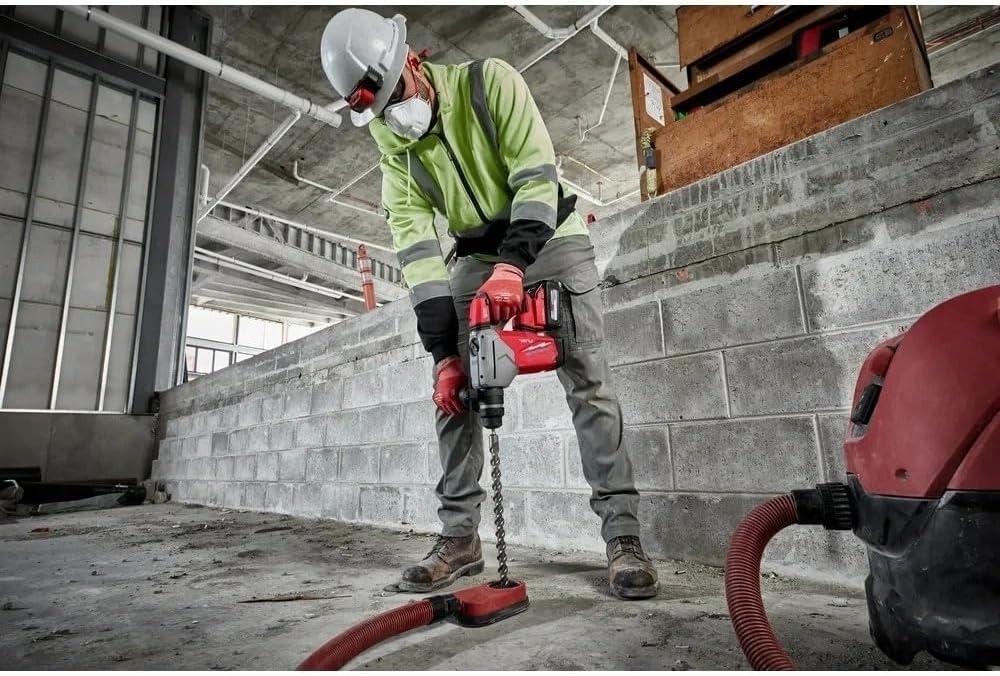 2915-20 Fits Milwaukee 2915-20 M18 FUEL 1-1/8" Rotary Hammer Red, Cordless for Concrete, Masonry & Heavy-Duty Drilling