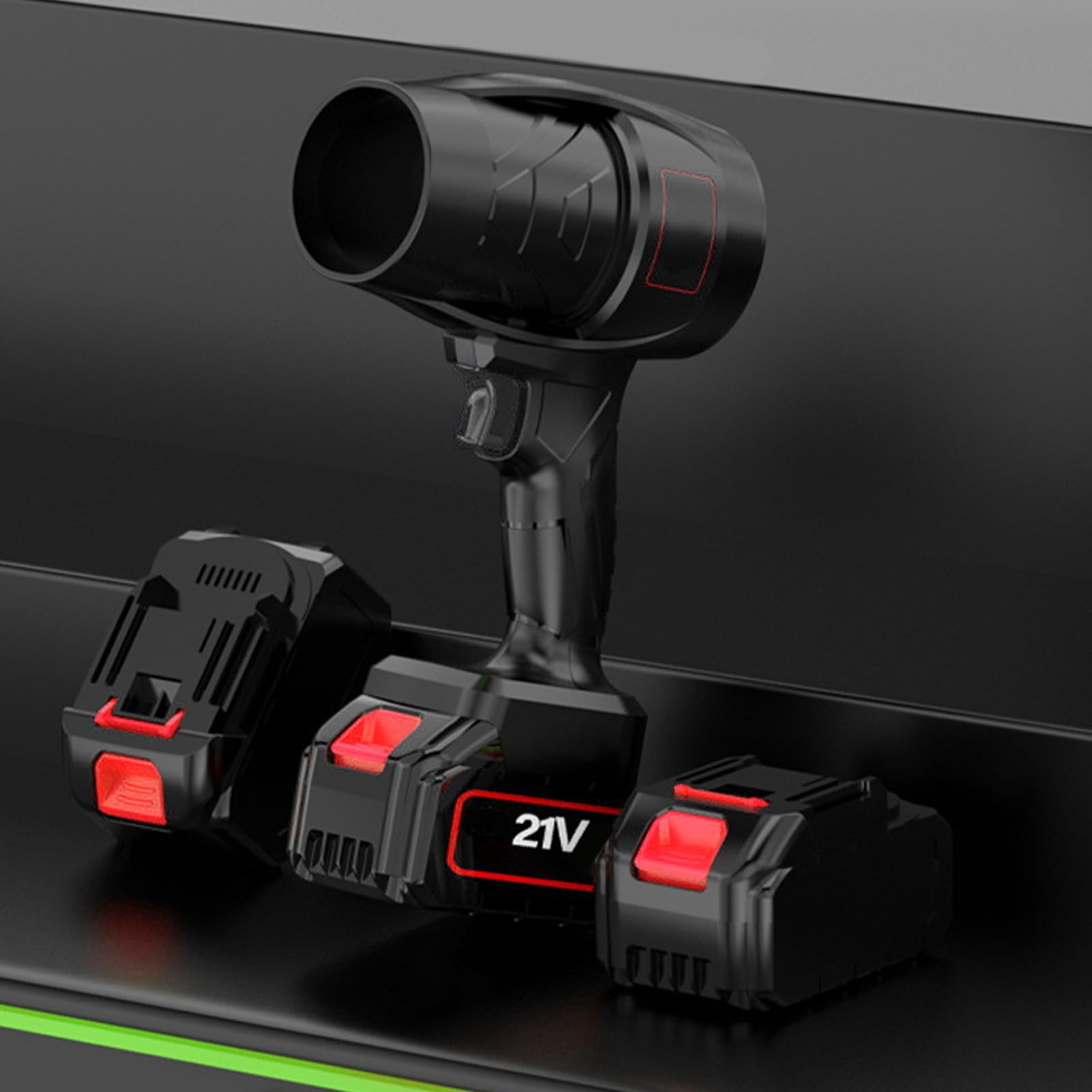 Generico Tension Foglias Cordless - Blower De Polvo Portátil Portátil De Cuerda | Duster Compensado De Limpieza De Canalones Para Compensación De Nieve.