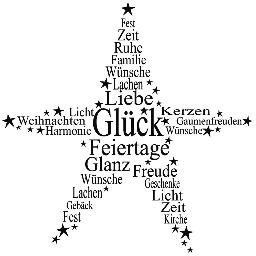 Rayher Wood Mounted Rubber Stamp with Seasonal Star Design for Card Making and Scrapbooking, Star-Shaped Craft Stamp Butterer, 7x7cm, 2802800
