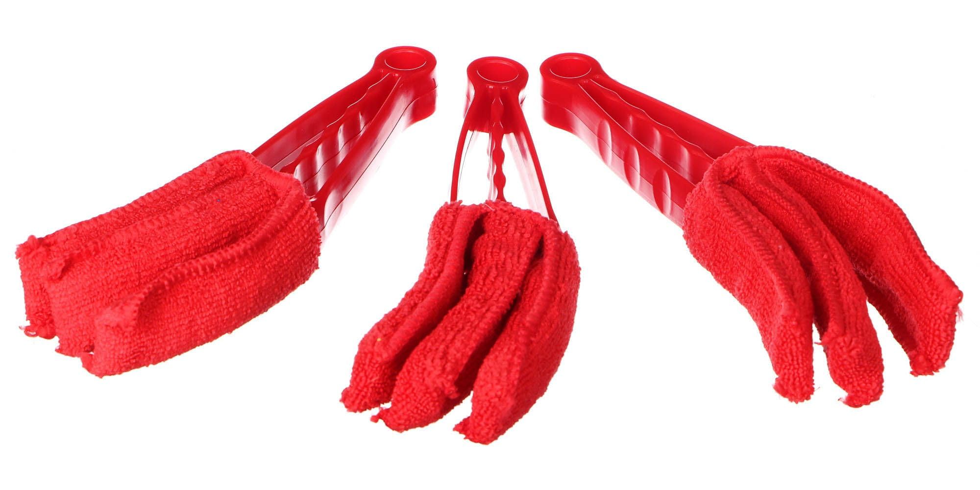 CAR DETAILING VENT BRUSH 3, 3 szt. zestaw szczotek do czyszczenia klimatyzatorów samochodowych | profesjonalna pielęgnacja samochodu | szczelina wentylacyjna | zestaw do czyszczenia samochodu | do