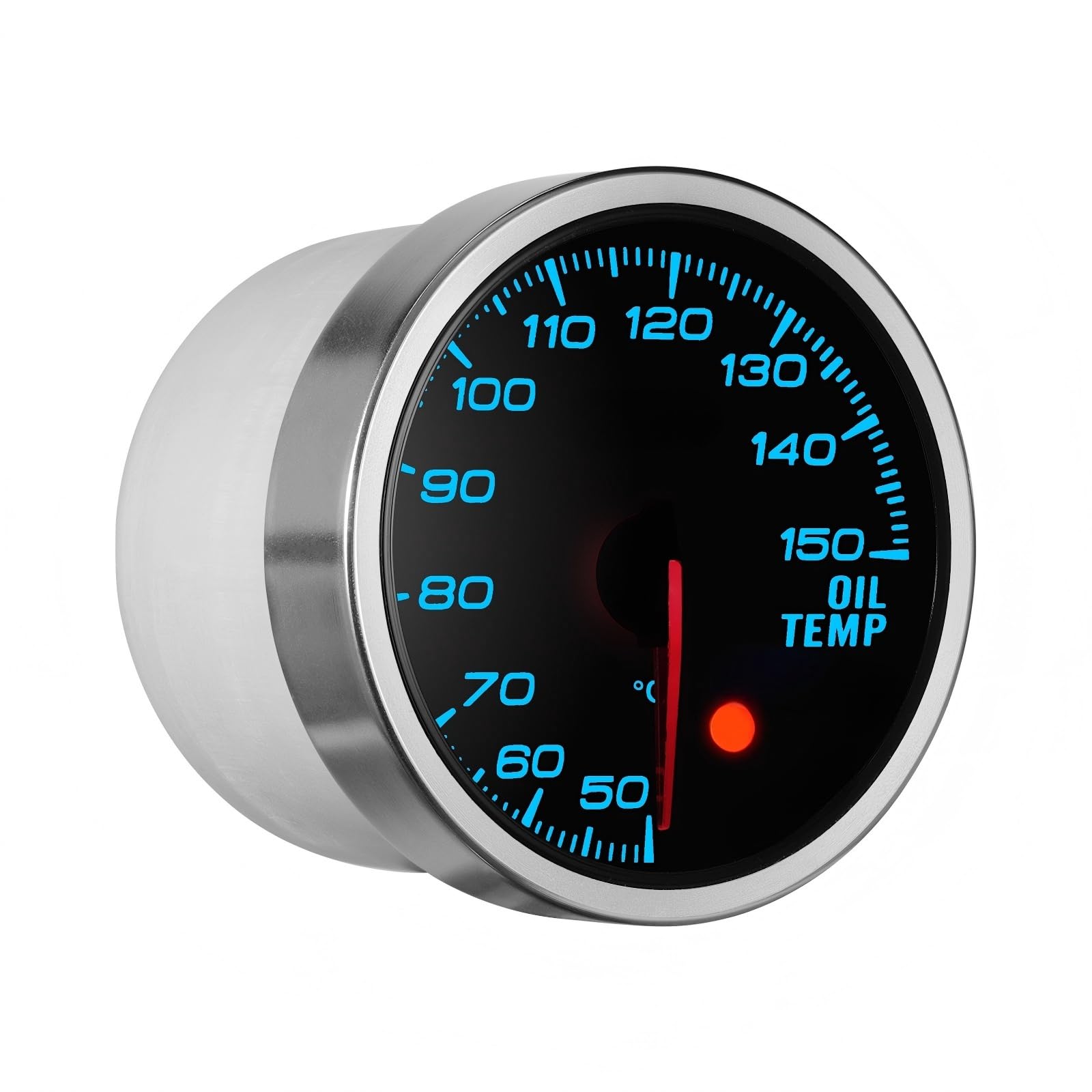 Indicador de temperatura del aceite automotriz, pantalla aguja dinámica, alta precisión 50-150 60mm Prueba