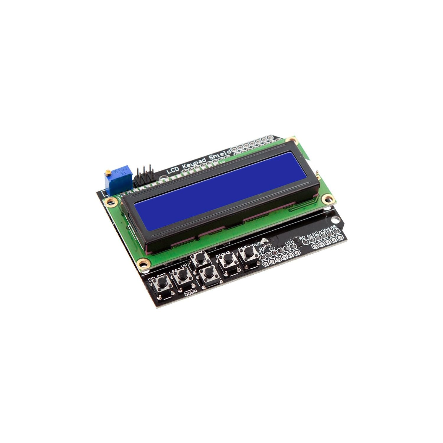 ProRock LCD1602 Shield Blue Backlight 16x2 Arduino UNO Mega 5-Key
