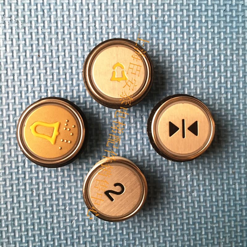 5pcs 011701E Elevator Button Braille Stainless Steel Characters Elevator Accessories