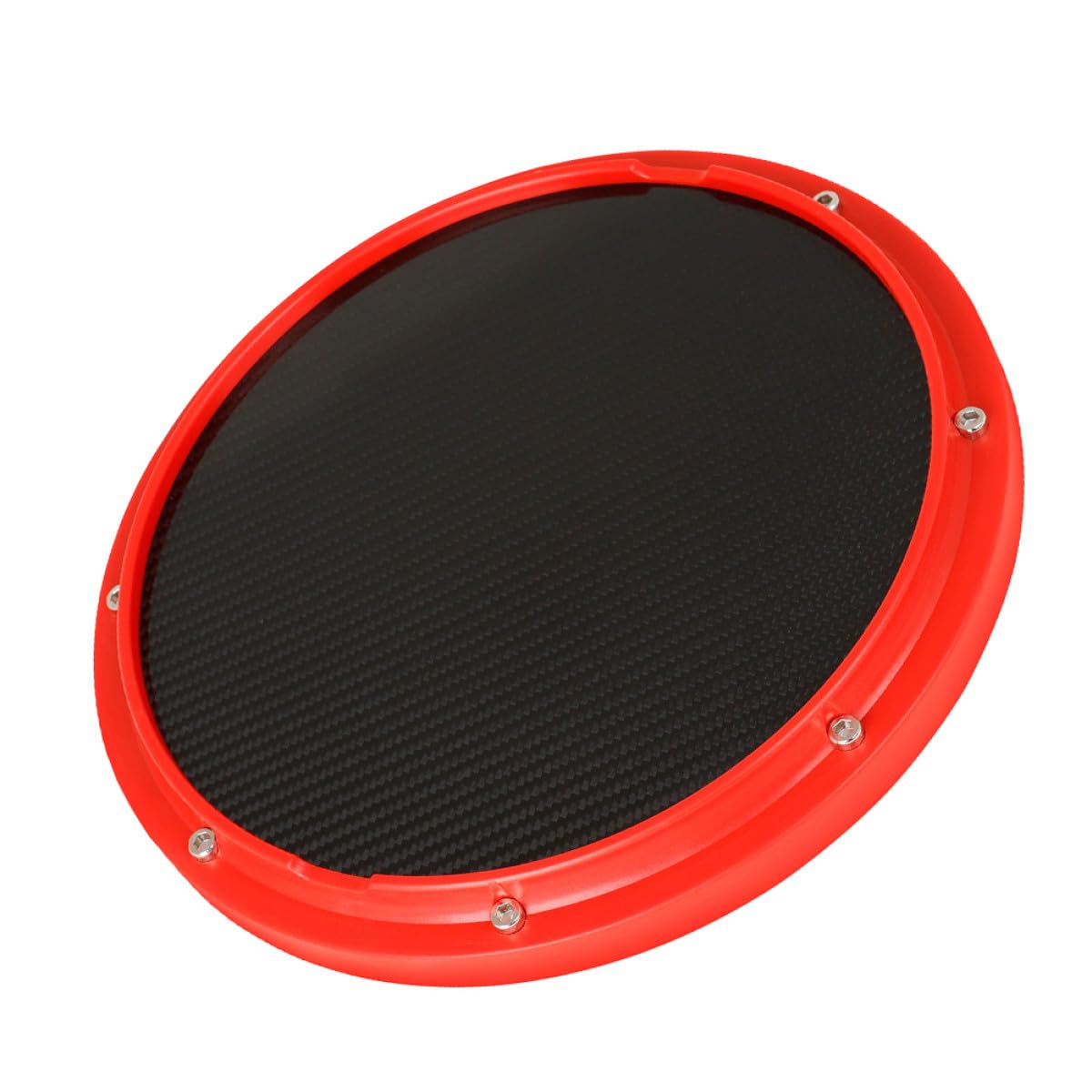 Robustes Übungs Drumpad aus Kohlefaser mit Integriertem Trommel Metronom Praktisches Drum Pad aus Kunststoff für Anfänger zum Leisen Üben Zuhause