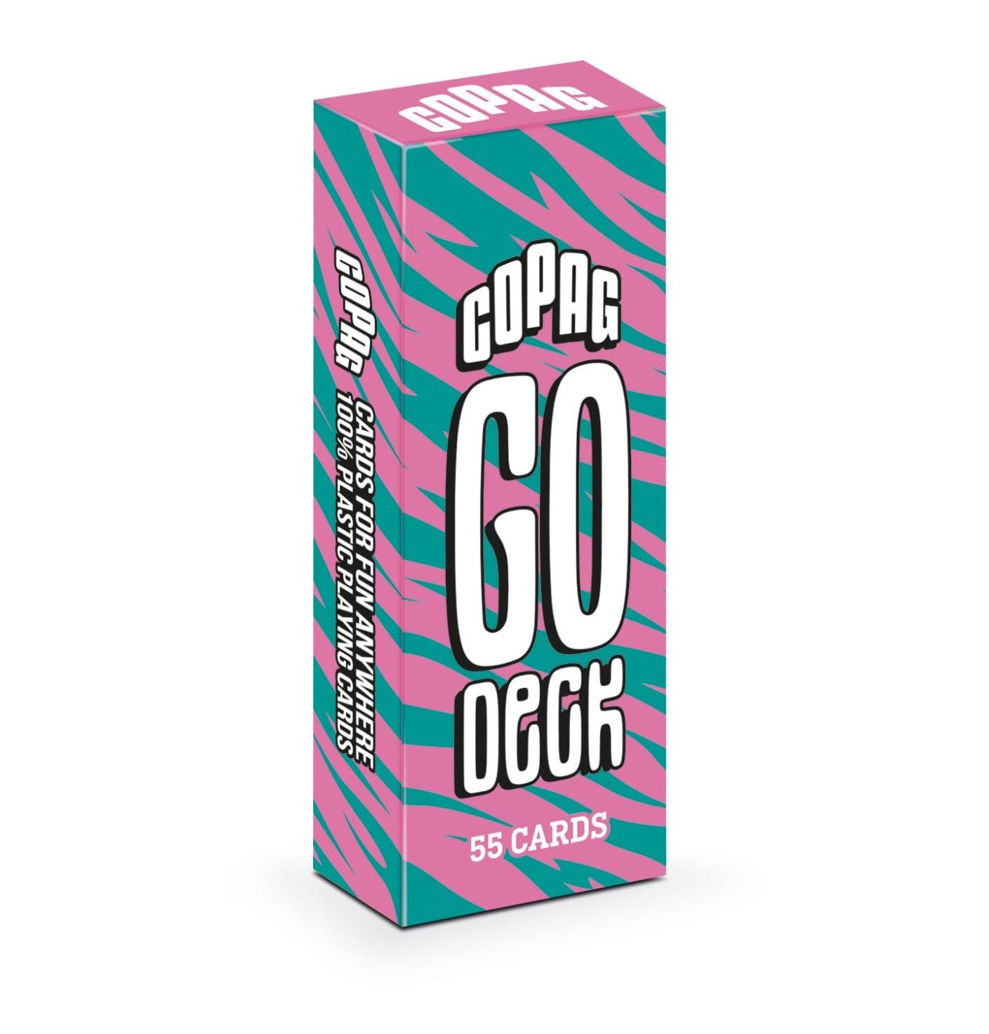 Copag Go Deck 100% Plastic Travel Playing Cards Regular Index (Tiger)