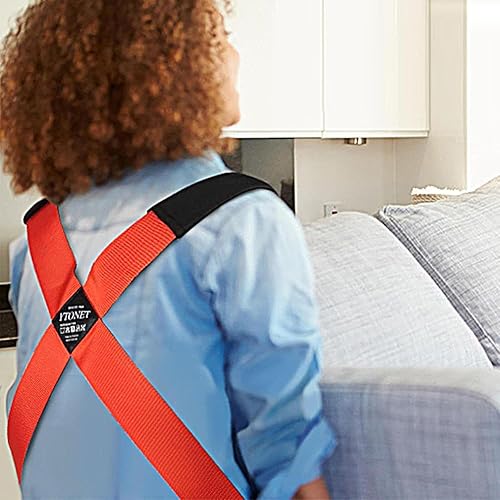 Miniatura 8 de Ytonet Correas móviles, correas de elevación para muebles de movimiento, sistema de elevación y movimiento de hombros para 2 personas para