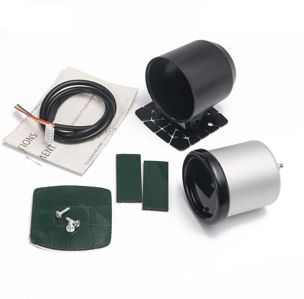 TRAD-GA52AIRF 2"/52mm 7 Color LED Car Auto Air Fuel Ratio Gauge Meter Pointer Universal Meter with Holder