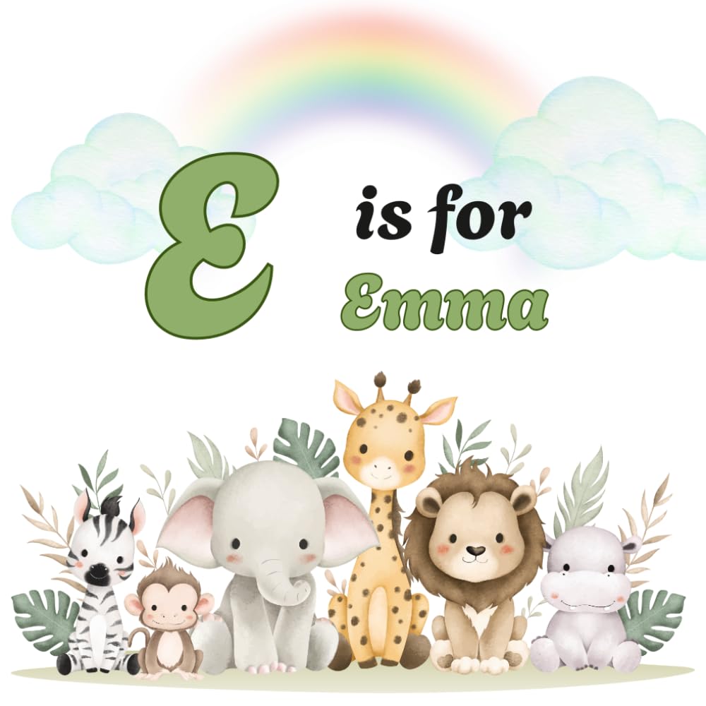 E is for EMMA: Personalized Alphabet Adventure – Custom Initial & Name ABC Learning Book for Preschoolers ("Letter by Letter" Personalized Book Collection)