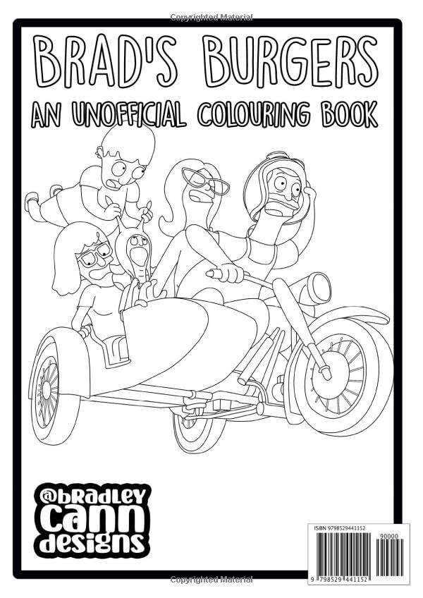 Brad's Burgers: An unofficial colouring book - Image 2