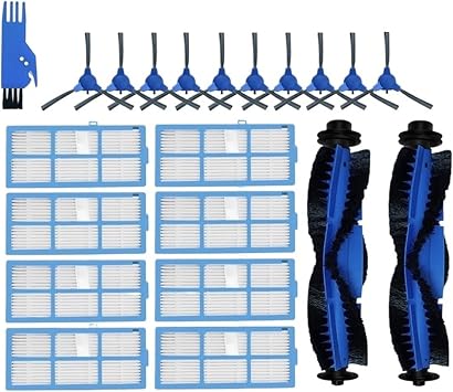 Replacement Parts Accessories. Compatible for Bagotte BG600. Vacuum Cleaner Main Brush Side Brush Filter Kit