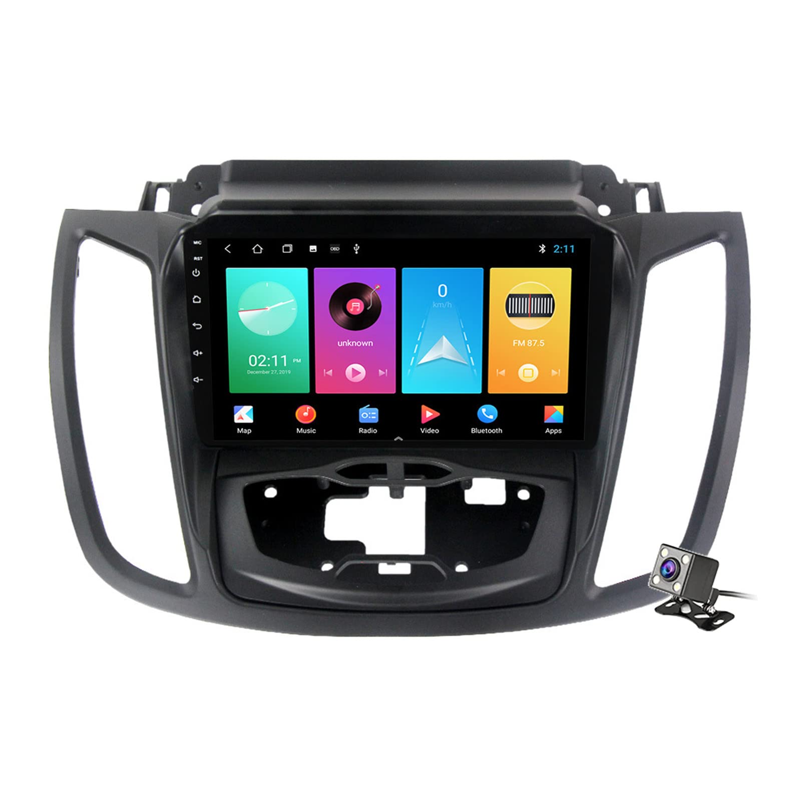 Système de navigation Android 11 Kuga : CarPlay et écran tactile 9 pouces