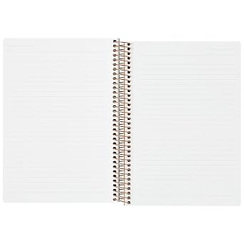 Maruman Spiral Note Basic Notebook, 300 Pages, A5, Narrow Ruled, Black