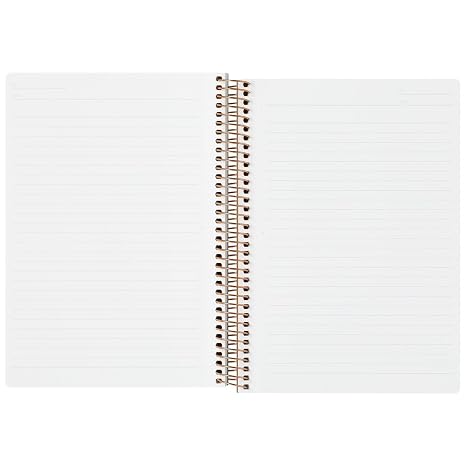 Maruman Spiral Note Basic Notebook, 300 Pages, A5, Narrow Ruled, Black