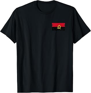 Angola Flag Graphic For Men Women Kids T-Shirt