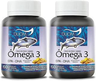 Kit 2 Und Óleo de Peixe (Ômega 3) 60cps 1000mg Duom