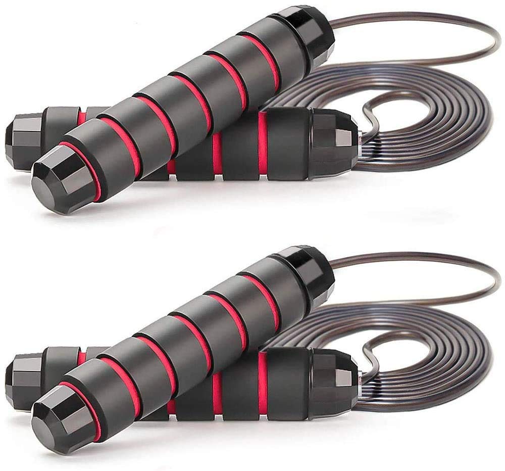 ZODAE Jump Rope TangleFree Ball Bearings Speed Skipping Rope Cable