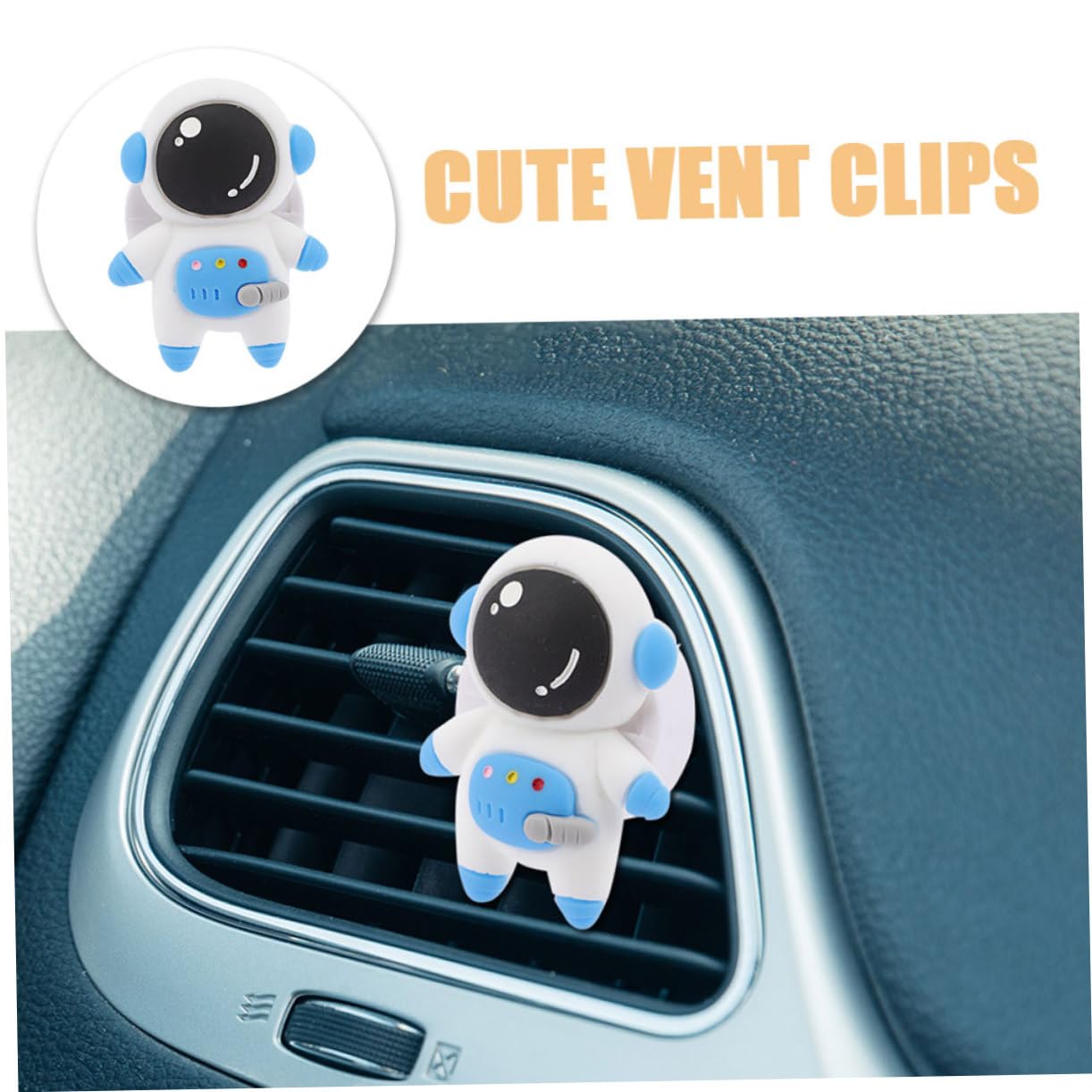 Mobestech 12stücke Teiliges Auto Lüftung Clips Astronaut Deko-elemente Für Luftauslässe Kreative Duftspender Für Auto Büro Und Zuhause Praktische Und Tragbare Autozubehörteile