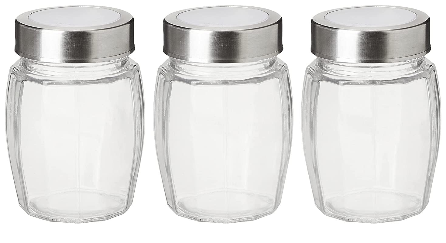 Yera Glass Jar With Airtight Lid Transparent Containers For Kitchen