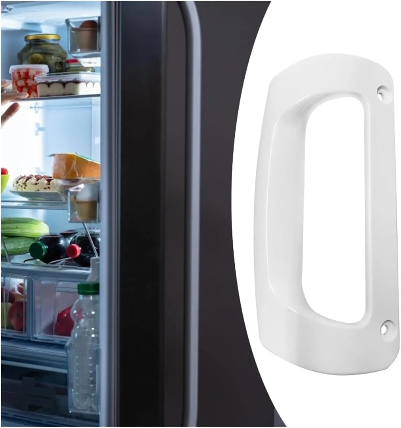Modern Refrigerator Door Handle Plastic Material Fridges Handle For Refrigerator A6HB