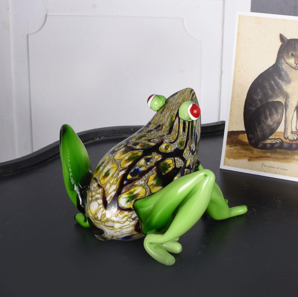dessin animé joyeux roi grenouille sur fond blanc 6605497 Art vectoriel