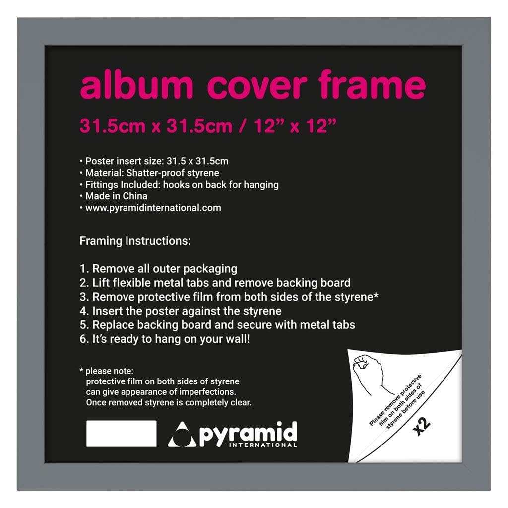 Cadre photo HMV pour personnaliser la décoration murale du salon en gris