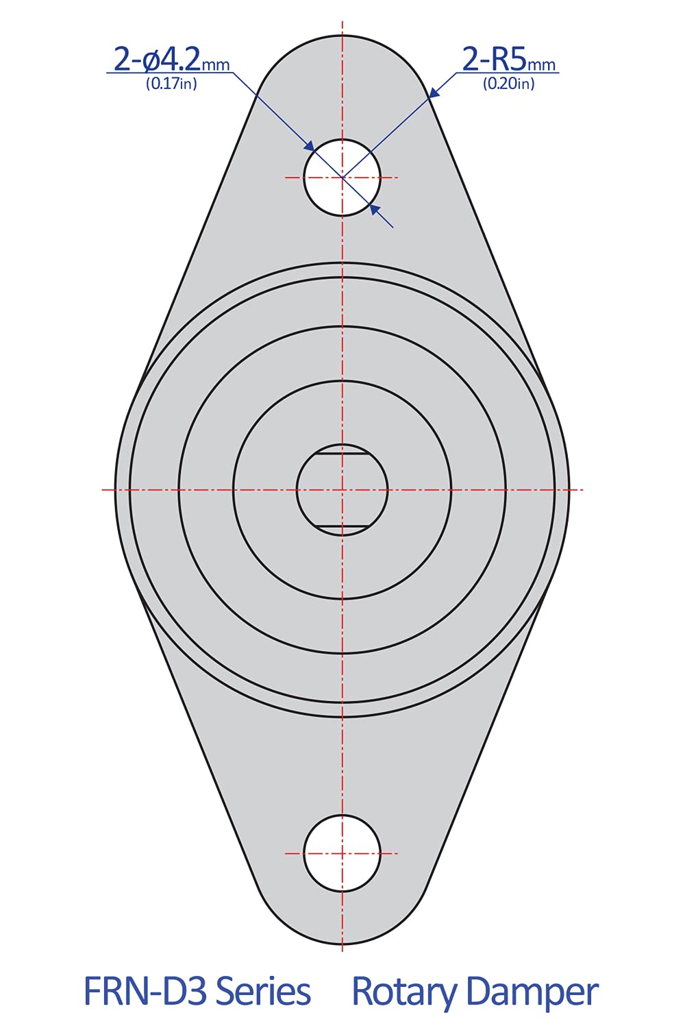 PolyMount Leveling Mount BNYLA36 Nylon Stud Style Leveler