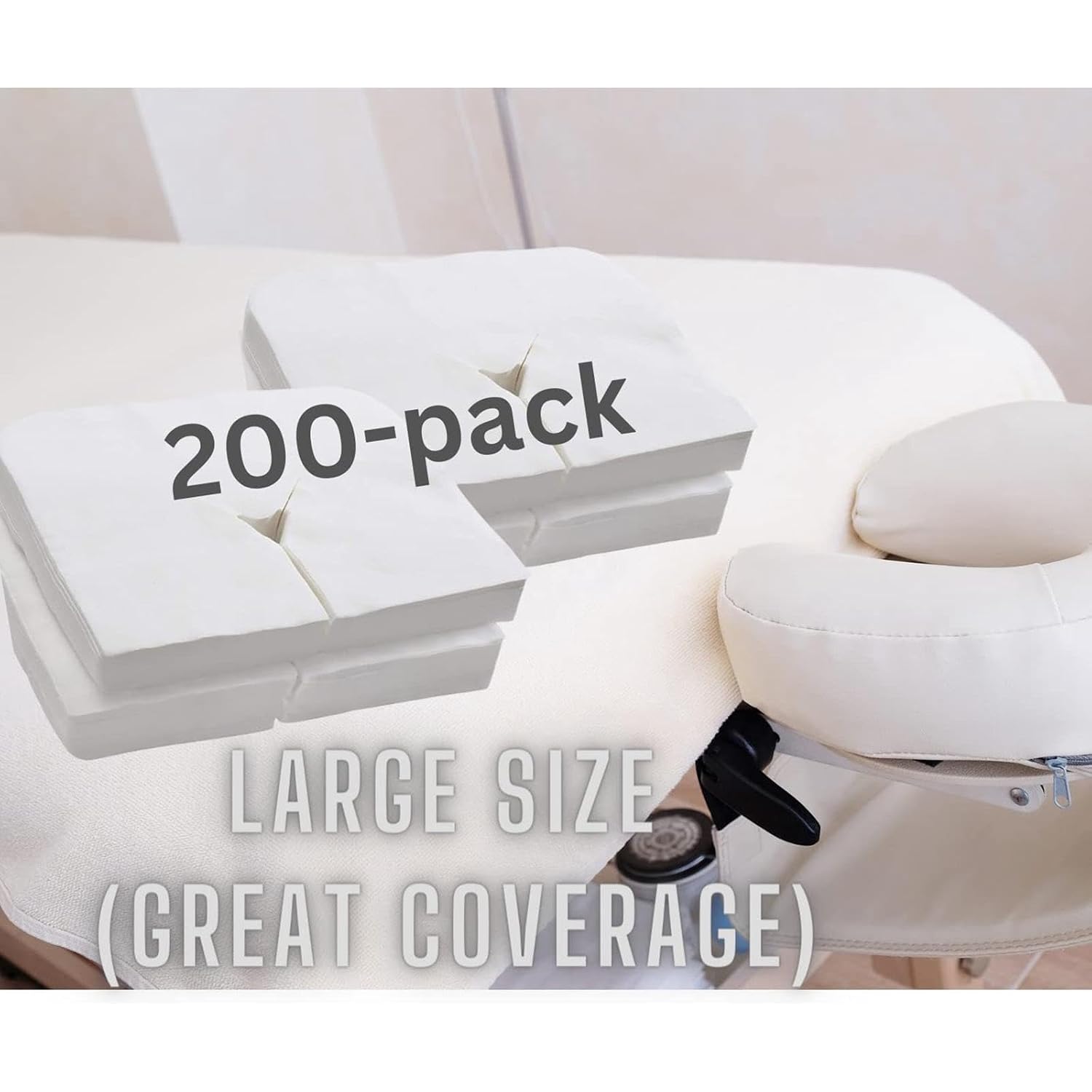 Elbme® 200 pieces Massage Headrest Cover Spa Bed Non Sticking Flat Face Rest Cover | Health and Beauty | Massage | Massage tables and chairs Elbme® 200 pieces Massage Headrest Cover Spa Bed Non Sticking Flat Face Rest Cover | Health and Beauty | Massage | Massage tables and chairs