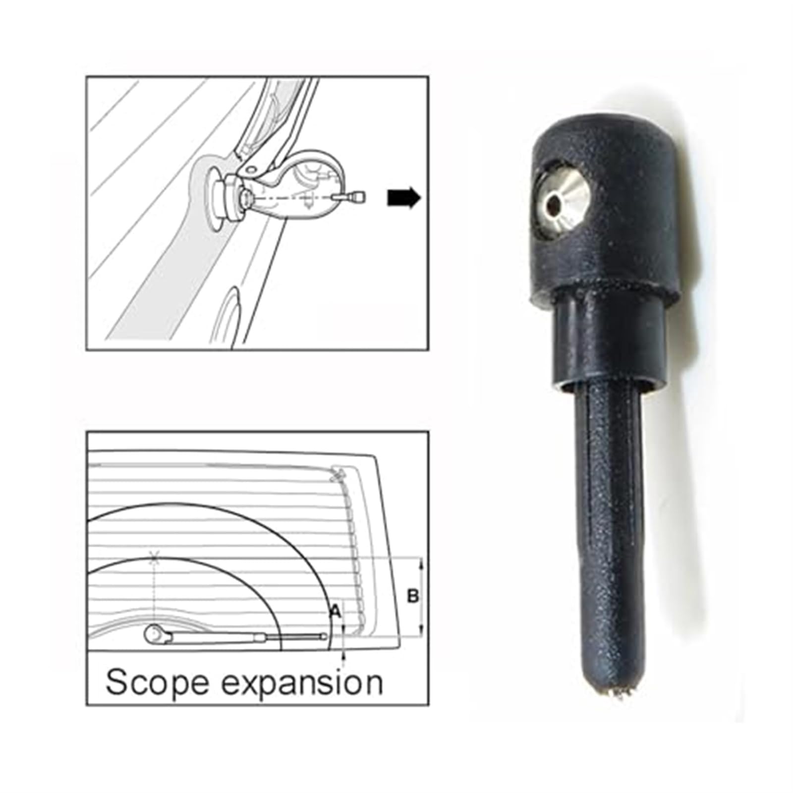 Amazon.co.jp: Jodriva 5 個リアワイパーウォッシャージェットノズル