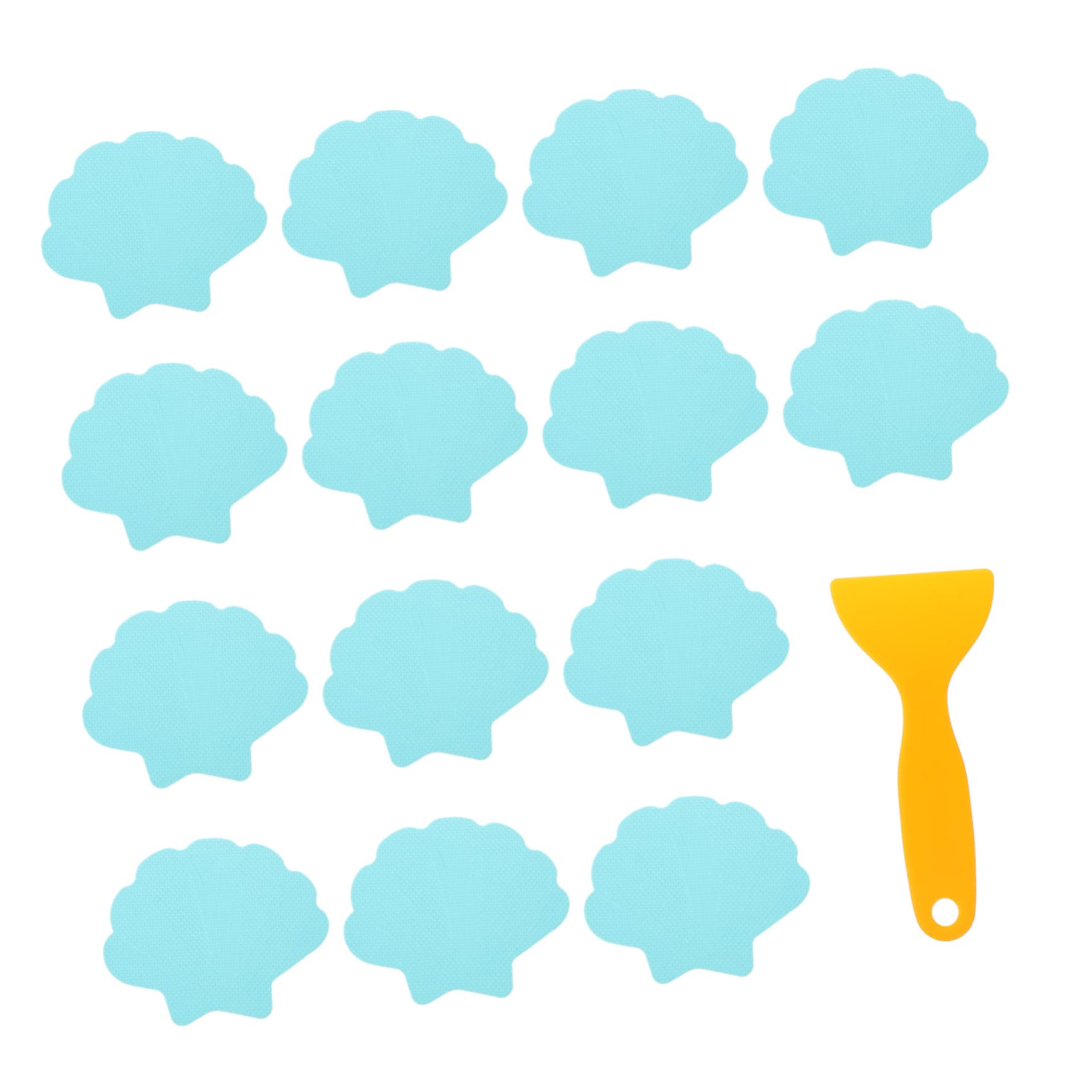 OUNONA 1 Set Cartoon Shell Non Slip Bath Stickers Slip Bathroom for Easy to Install Bathtub Stickers Fun Shapes and Colors for Safety Showers and Pools