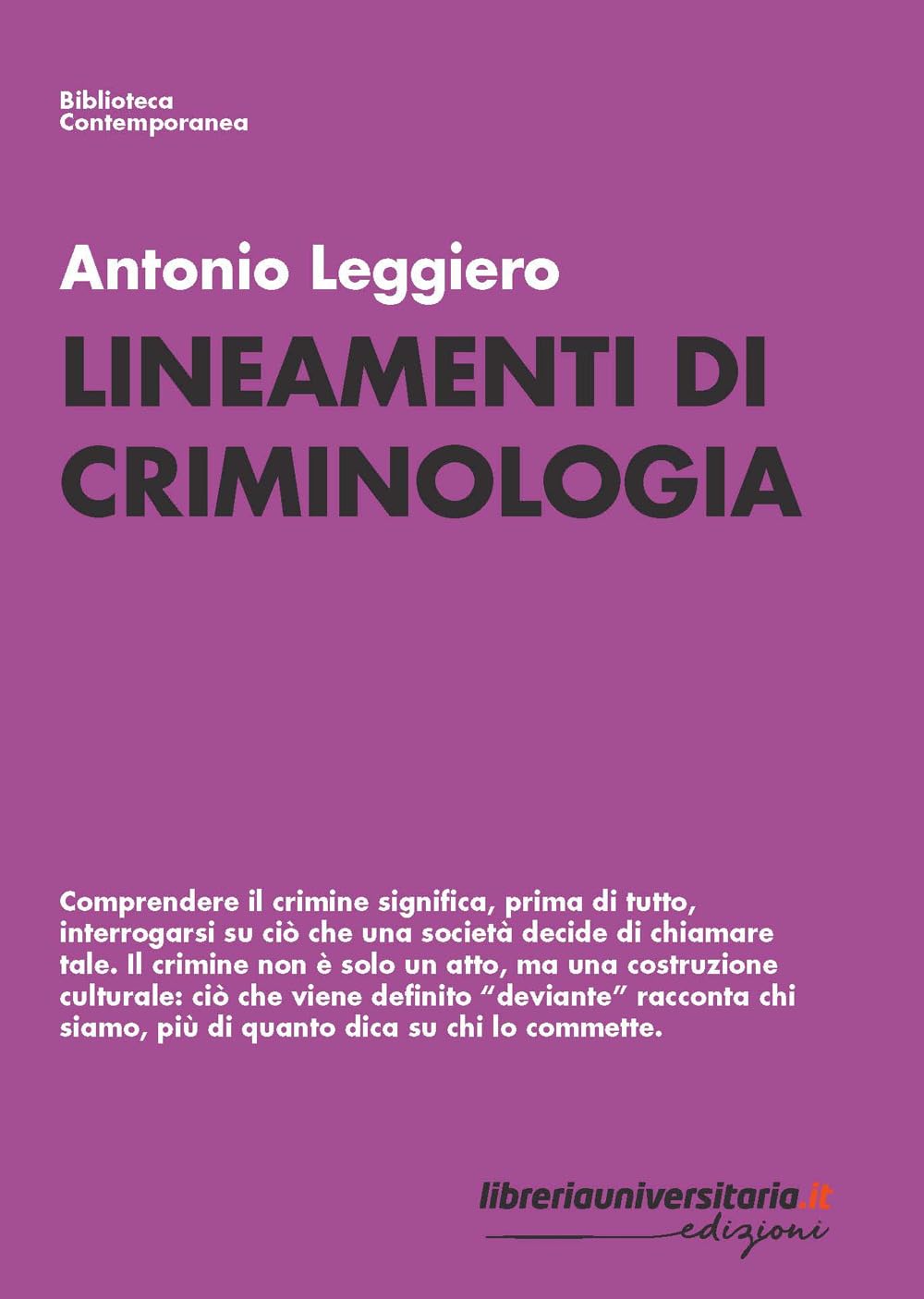 Lineamenti Di Criminologia - 4