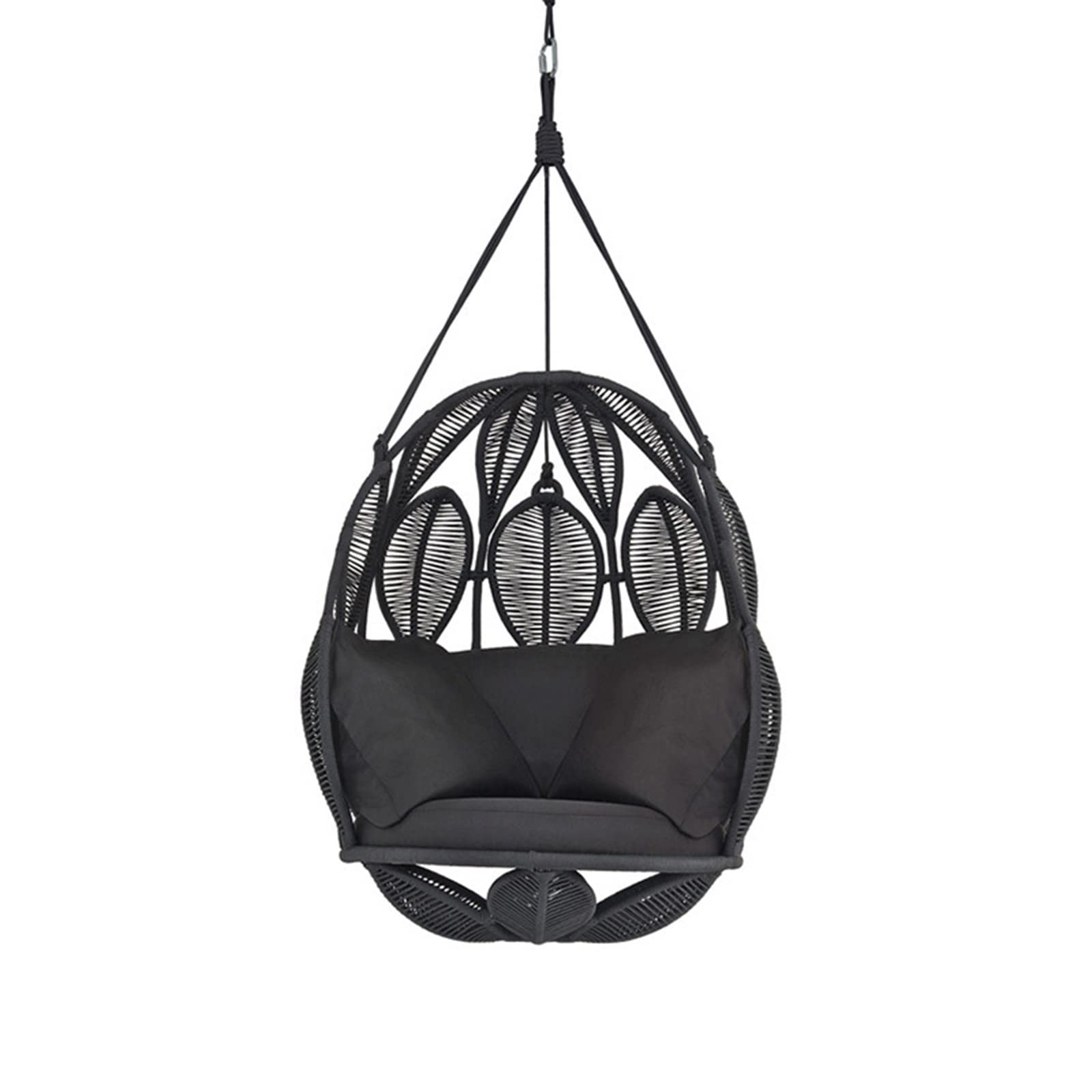 Hamaca colgante con soporte para interiores y exteriores, estilo moderno, capacidad de 330 libras