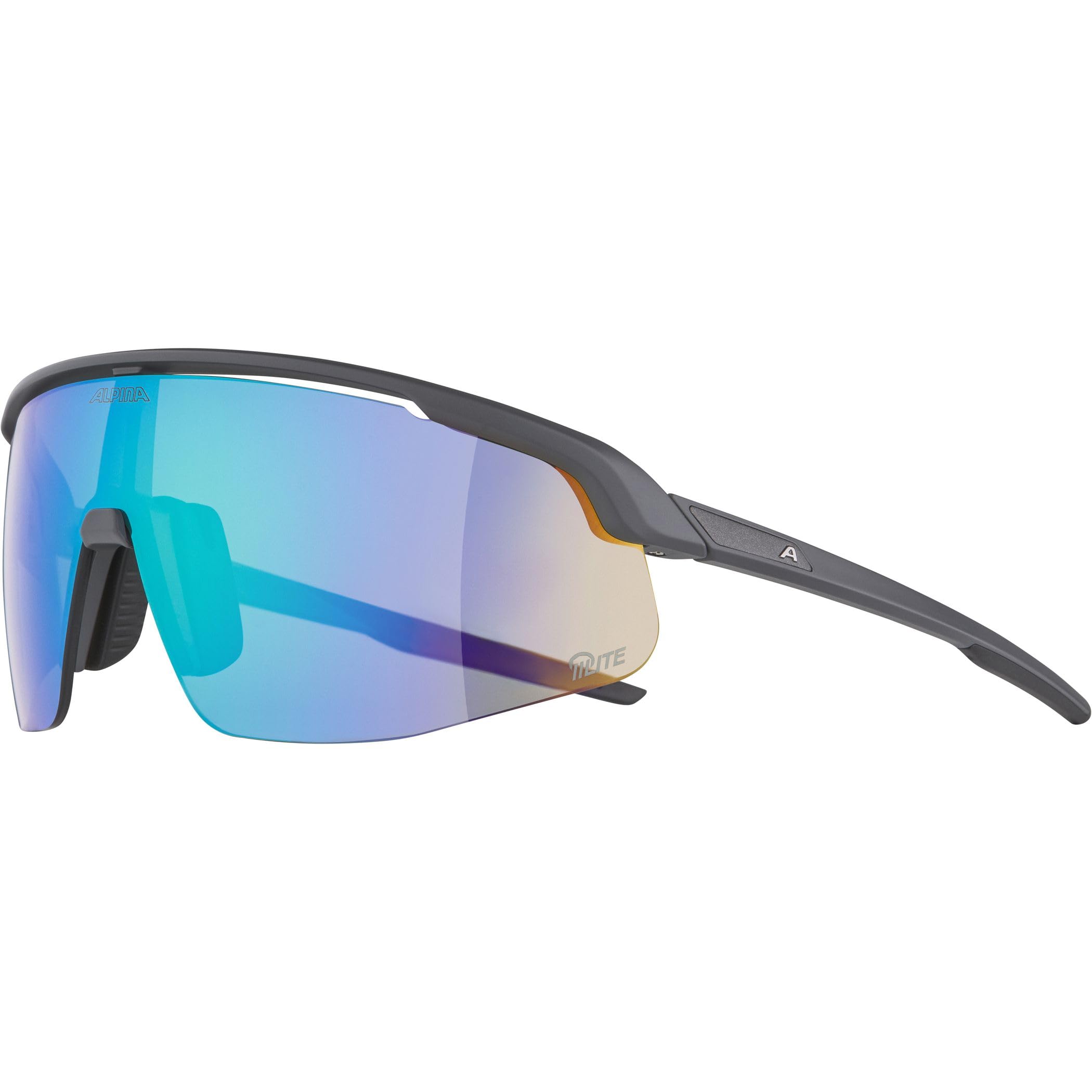 Alpina Turbo Pro Q-Lite - Elegante Sport-Performance Brille mit integrierter Lüftung