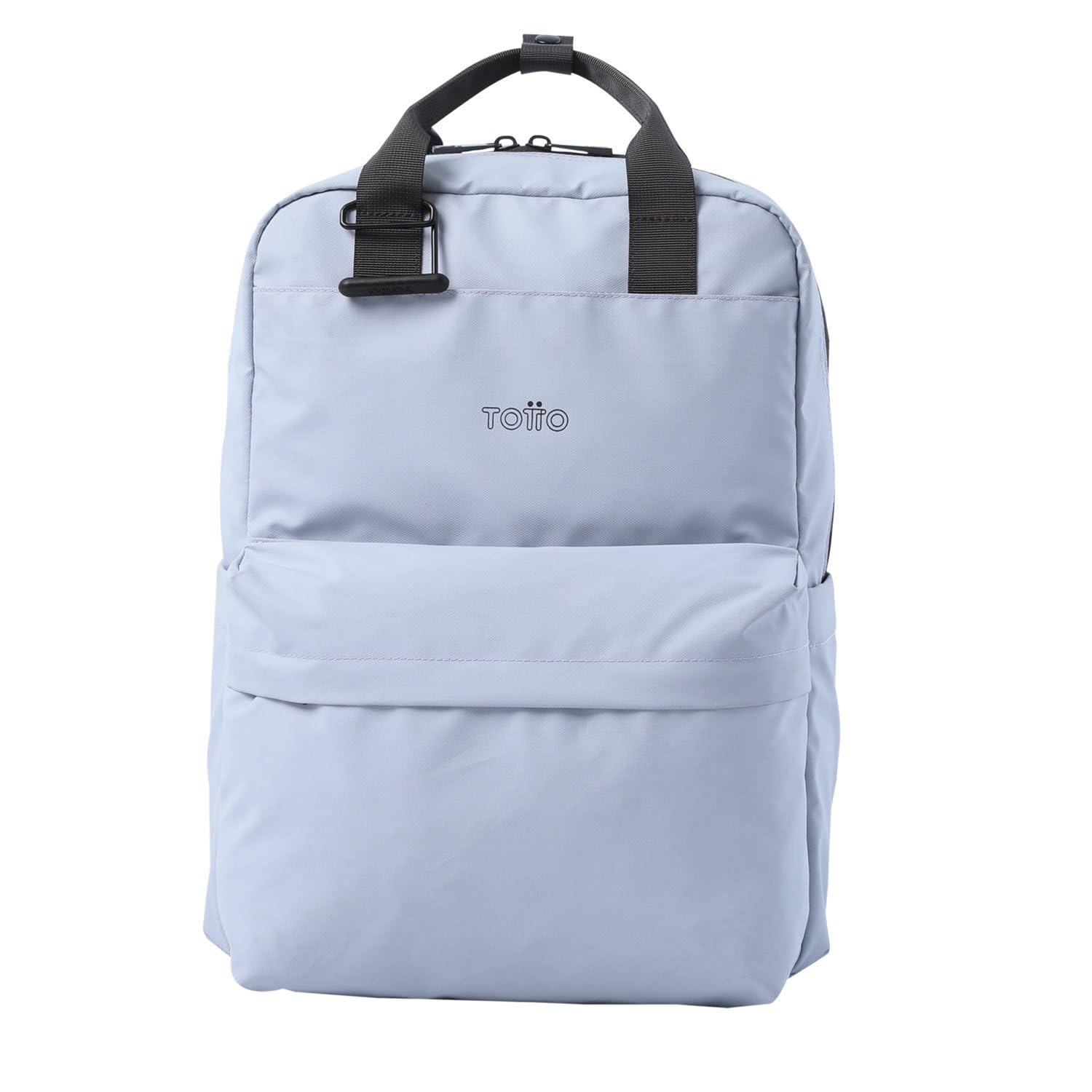 TOTTO - Mochila para Ordenador Portátil de 14 Pulgadas, Modelo Billy, Compartimento Principal y Bolsillos Delanteros, Bolsillo Botella, Bolsillo Secreto, Gancho para Colgar, Color Halogen Blue