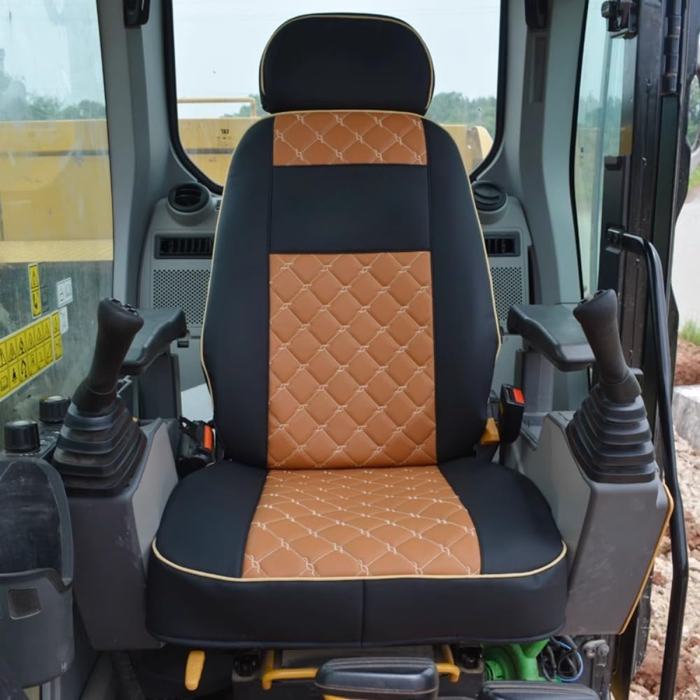 Compatible with E320C E313 E323 E326 E330 E350 E349D Excavator Fully Surrounded seat Cushion Cover for Special Vehicles Excavator Accessories cab seat