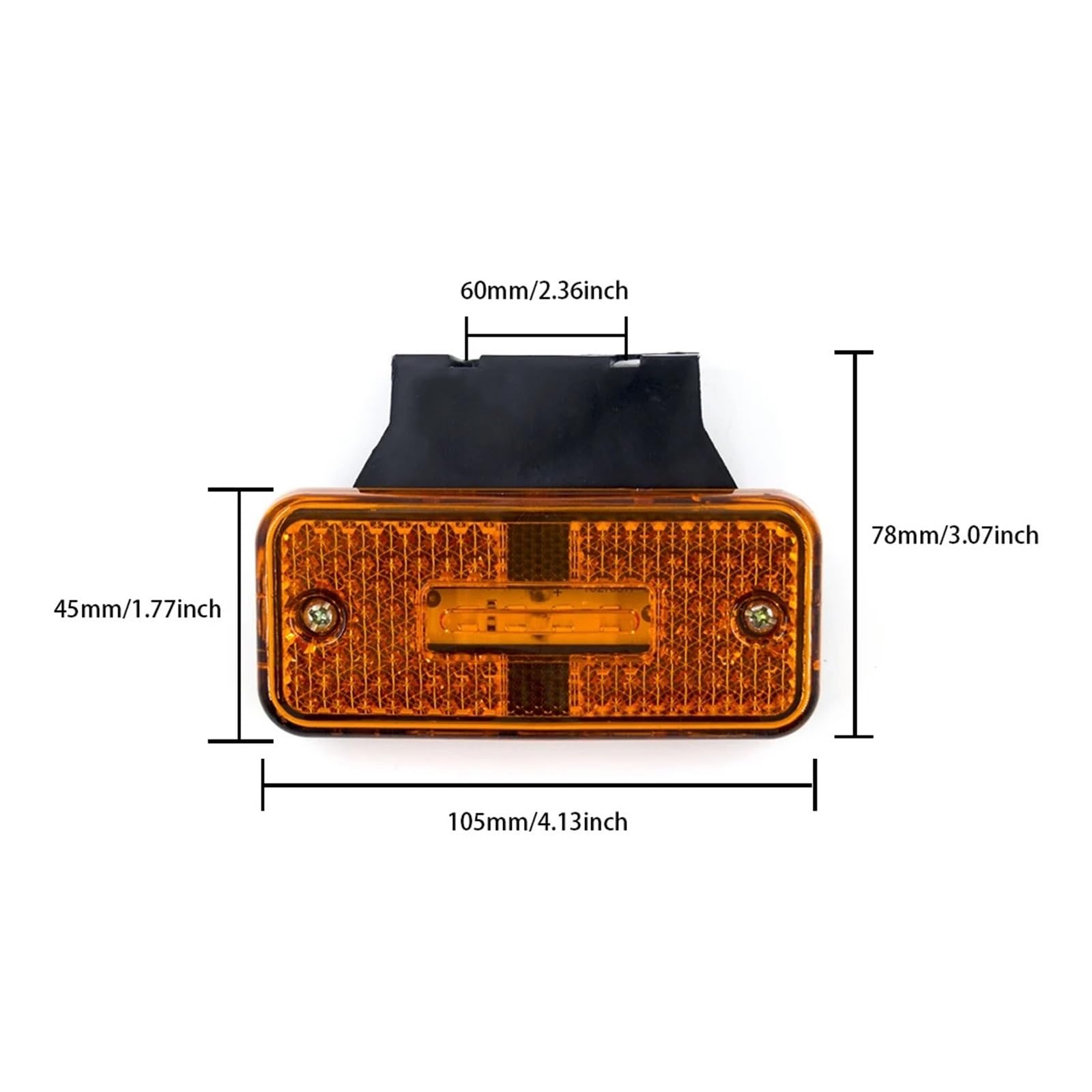 Pilotos Traseros coche 10 Luces Gálibo 12 V Y 24 V Intermitentes Advertencia Traseras LED Ámbar Para Coche Camión Remolque luces traseras