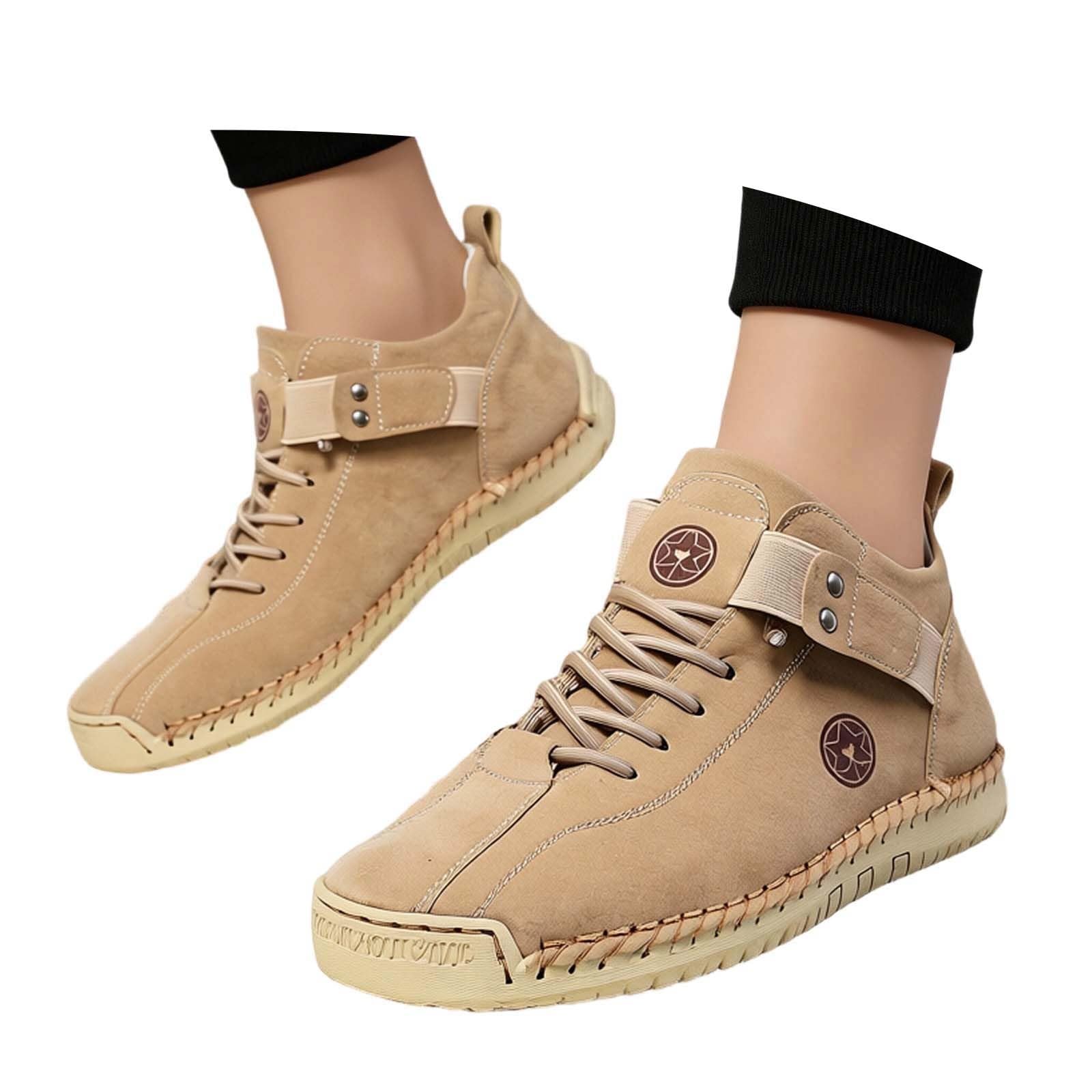 Scarpe da donna comode, in pelle, traspiranti, per il tempo libero, leggere, ortopediche, antiscivolo, per la primavera e l'autunno, per il tempo libero