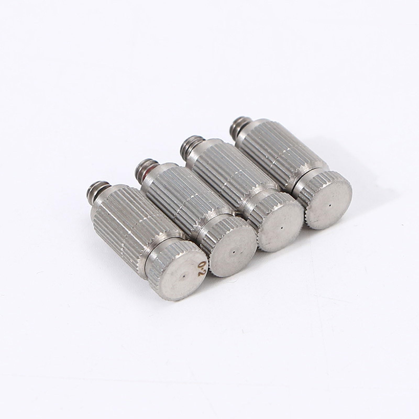 Ugelli nebulizzatori in ottone ad alta pressione, confezione da 10, in acciaio inossidabile 304, filettatura 10/24 UNC, orifizio multiplo (0,3 mm) per giardino e patio