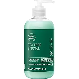 Tea Tree Hair and Body Moisturizer Leave-In Conditioner, Body Lotion, After-Shave Cream, For All Hair + Skin Types