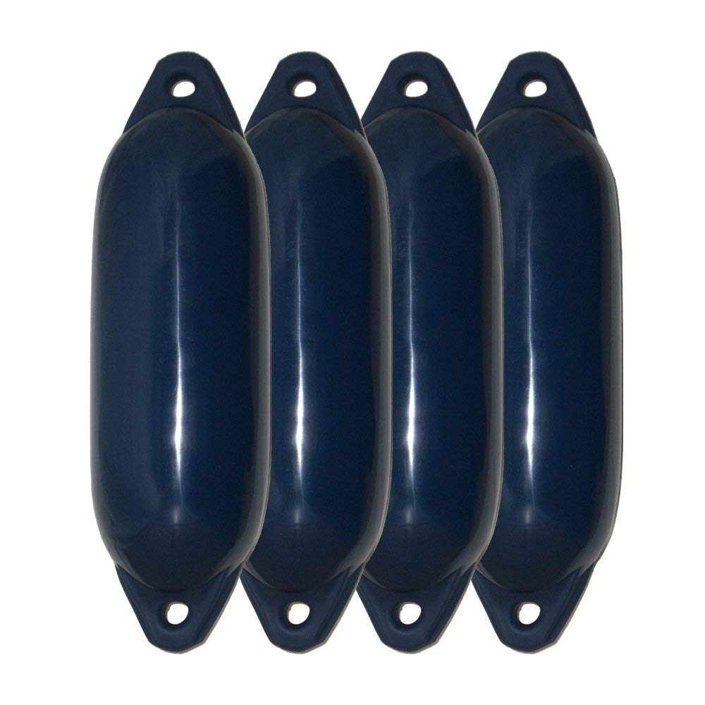 Majoni 4er-Set Bootsfender Star 25 - Farbe Navy, Länge 58cm