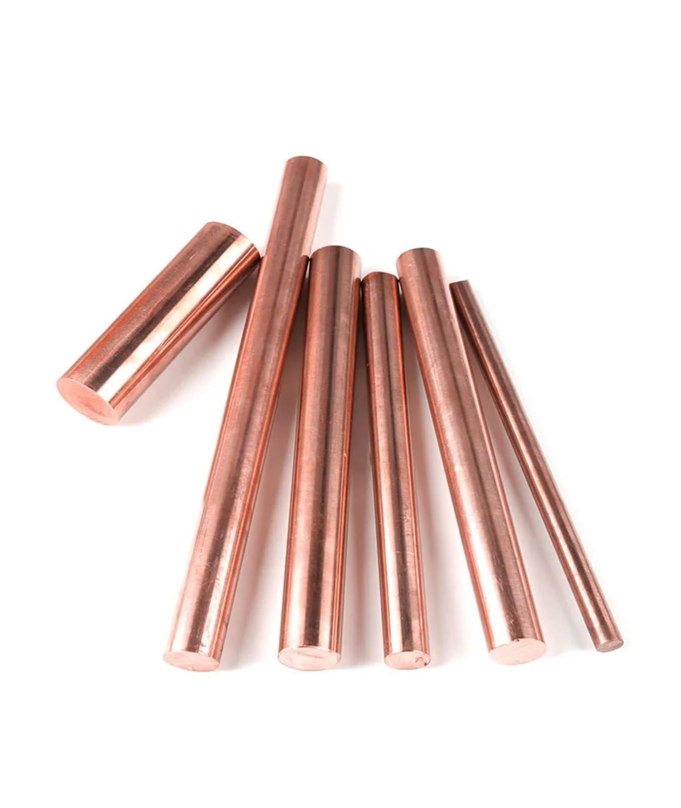 Barra di rame dia. 12, 14, 15, 16, 18, 20, 22, 25, 28, 30 mm. Barra di metallo in ottone. Lunghezza 150 mm, 250 mm, 400 mm. Scarico a matrice di rame puro solido.(400mm,Dia 12mm)