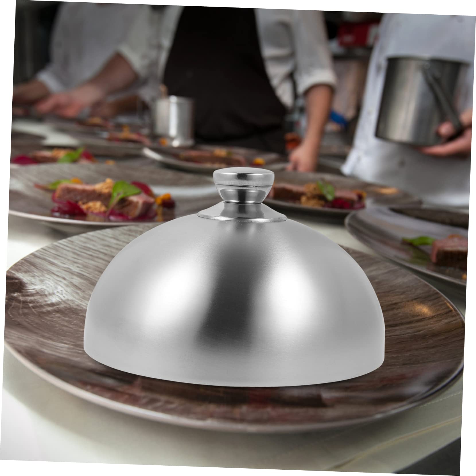 Cubierta De Plato De Acero Inoxidable Con Forma De Cúpula, C | Meses