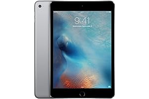 Renewed Apple iPad Mini 4, 128GB, Space Gray - WiFi