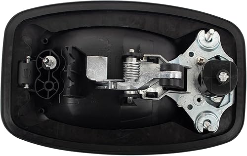 Miniatura 173 de TRQ Manija de la puerta exterior trasera izquierda del lado del conductor negra compatible con Honda Civic 2001-2005