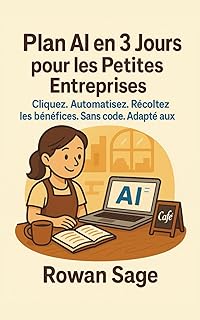 Plan AI en 3 Jours pour les Petites Entreprises: Cliquez. Automatisez. Récoltez les bénéfices. Sans code. Adapté aux débutants.