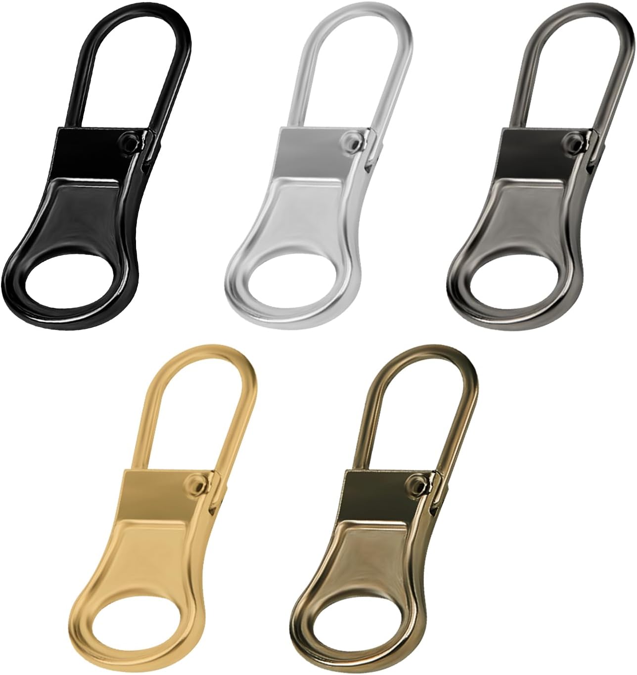 5pcs Zipper Pull Replacement, Detachable Zipper Pulls Zipper