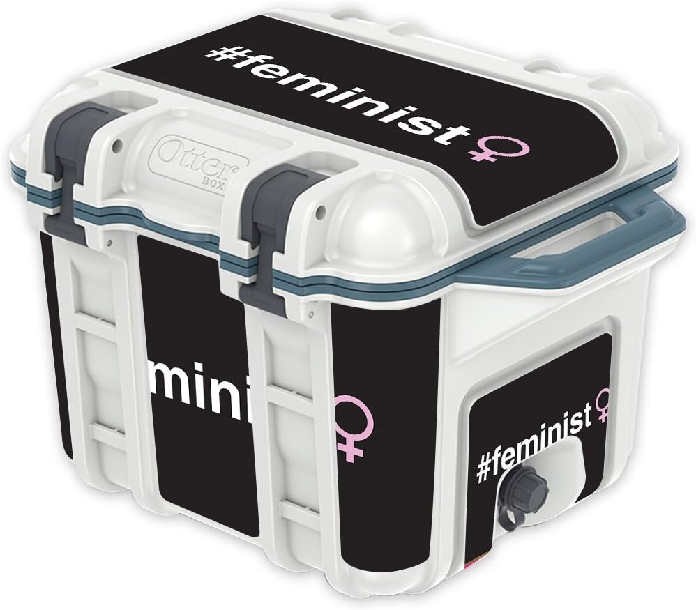 MightySkins (Cooler Not Included) Skin Compatible with OtterBox Venture 25 qt Cooler - Feminist | Protective, Durable, and Unique Vinyl Decal wrap Cover | Easy to Apply | Made in The USA