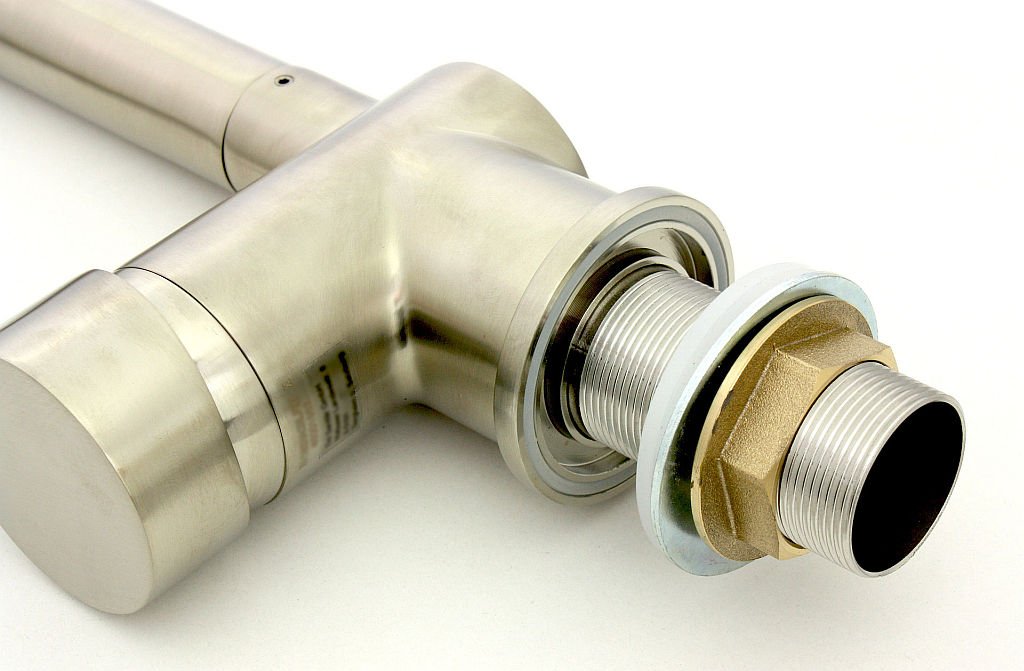 Niederdruck Spültisch Armatur Einhebelmischer Futura_C Edelstahl-Optik
