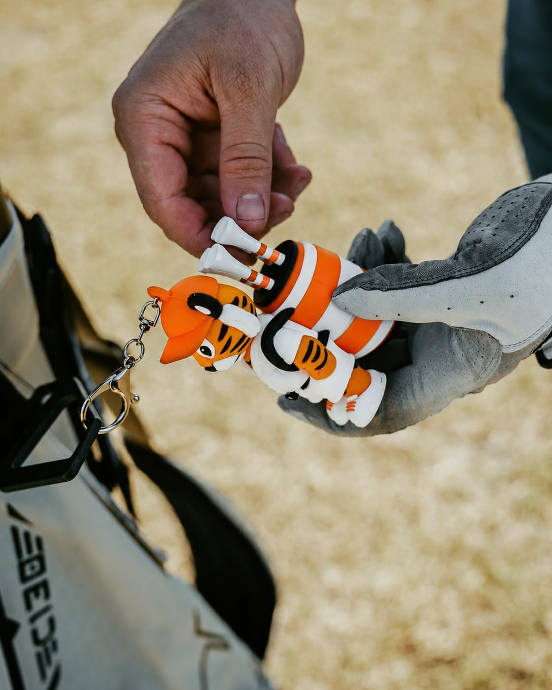 NCAA Mascot Golf Tee Holders, Includes 8 Golf Tees, Fun Golf Accessory, Stylish Golf Bag Add-On, Unique Golf Gift for Men & Women | Holds Four Golf Tees