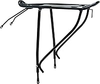 Planet Bike Versa Rear Bike Rack - Versatile Adjustable Mount for 26-29" Wheels, Disc Brake Compatible, 6061 Aluminum