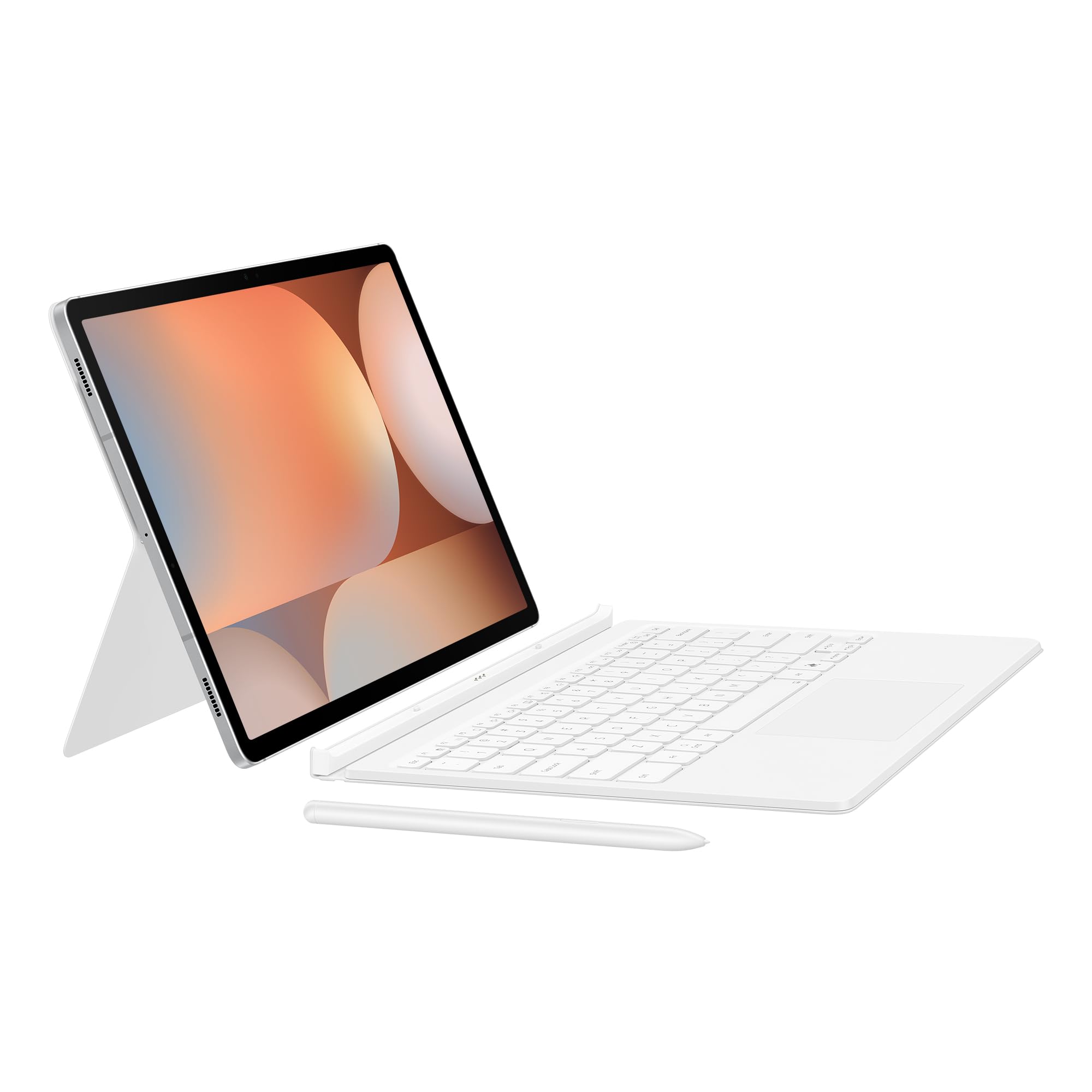 Samsung Samsung Galaxy Official AI Book Cover Keyboard with Trackpad for Tab S10+, S9+, Tab S9 FE+, White